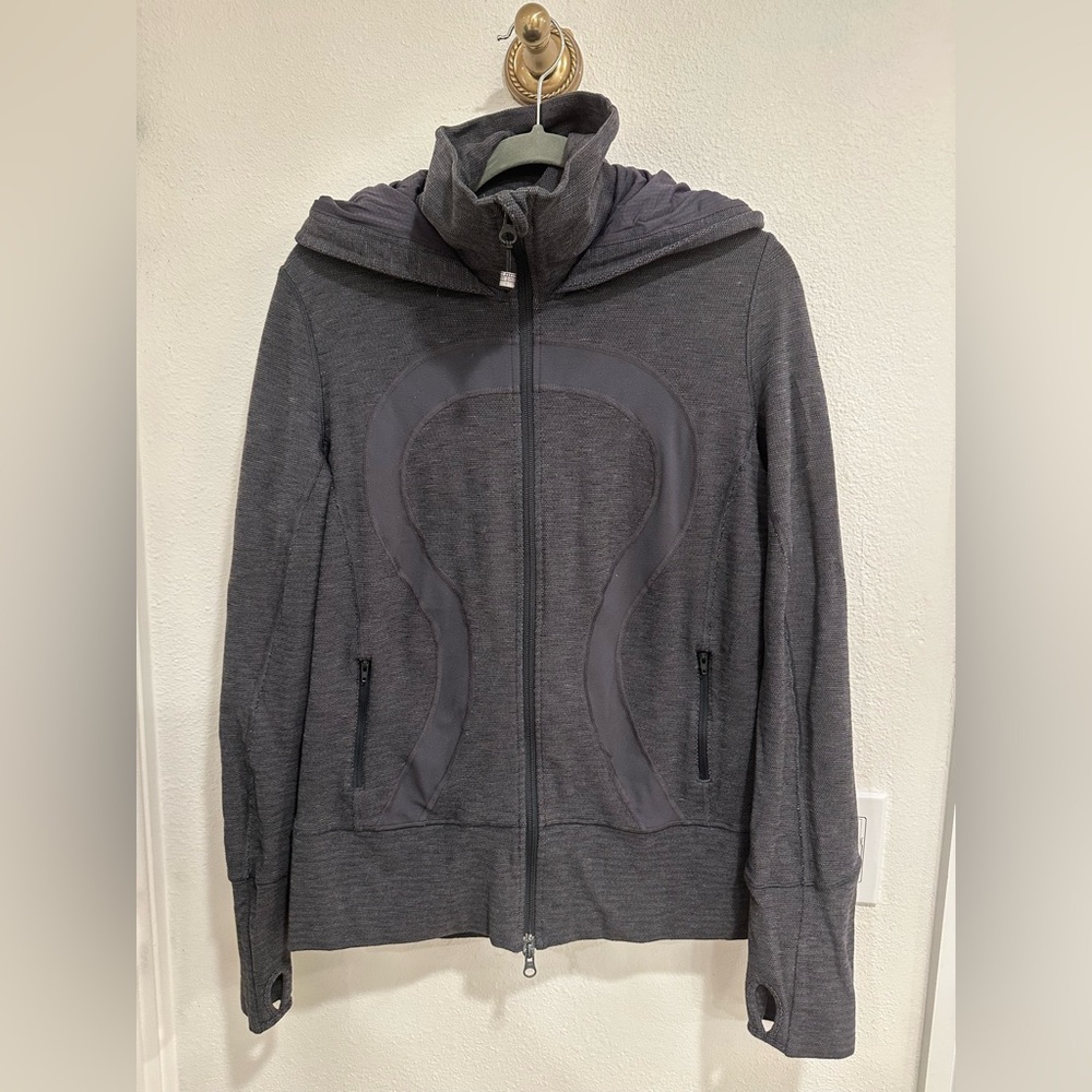Lululemon Athletica Charcoal Zip-Up Jacket